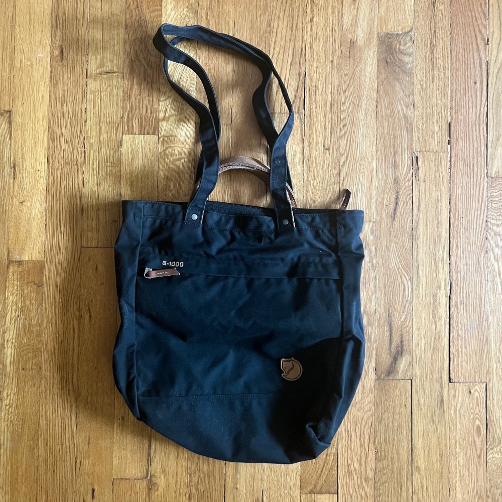 Fjallraven Totepack No.1 Bag in Black Lightly Used